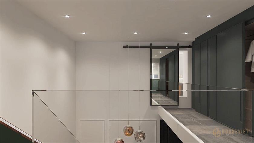 Cầu thang nhà cấp 4 gác lửng