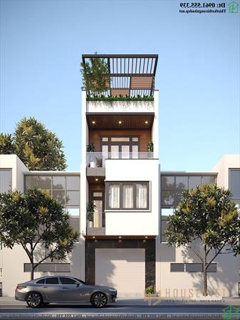 Thiết Kế Nhà Phố 3 Tầng 1 tum 4x14m Tại Hà Nội Ndnp4t13