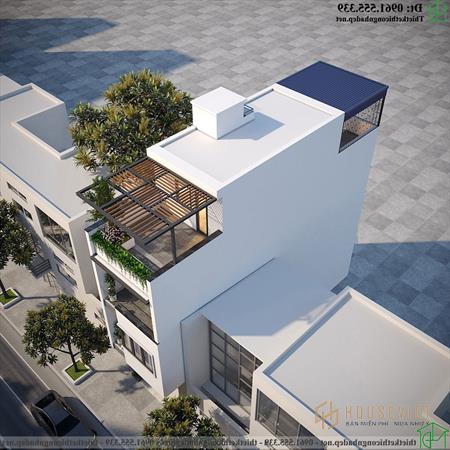 Thiết Kế Nhà Phố 3 Tầng 1 tum 4x14m Tại Hà Nội Ndnp4t13
