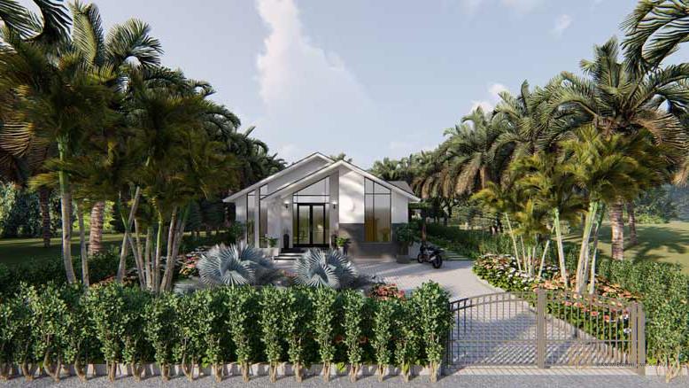 Bộ sưu tập những mẫu thiết kế nhà cấp 4 hình chữ L ấn tượng