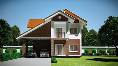 Ngôi nhà 2 tầng ở nông thôn Thái Lan được mong đợi nhất năm 2022