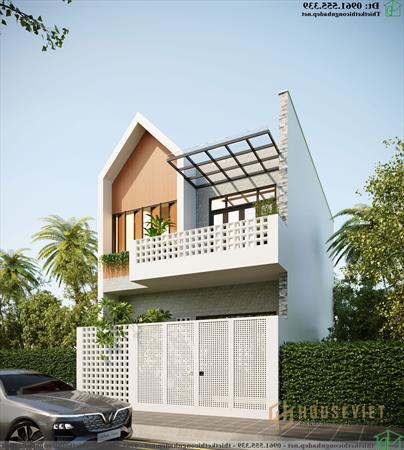 Mẫu nhà phố 2 tầng hiện đại NDNP2T30