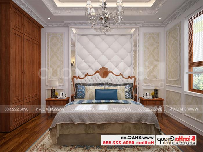 Biệt thự tân cổ điển 3 tầng 12m x 20m tại An Giang - SH BTP 0150 57 Phòng ngủ cao cấp kiểu Pháp - BTP 0150