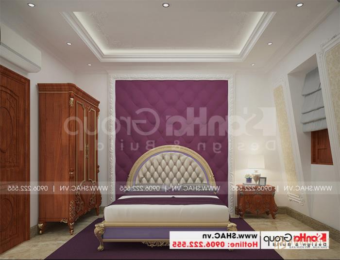Biệt thự tân cổ điển 3 tầng 12m x 20m tại An Giang - SH BTP 0150 61 Mẫu thiết kế nội thất phòng ngủ đẹp phong cách tân cổ điển ấn tượng