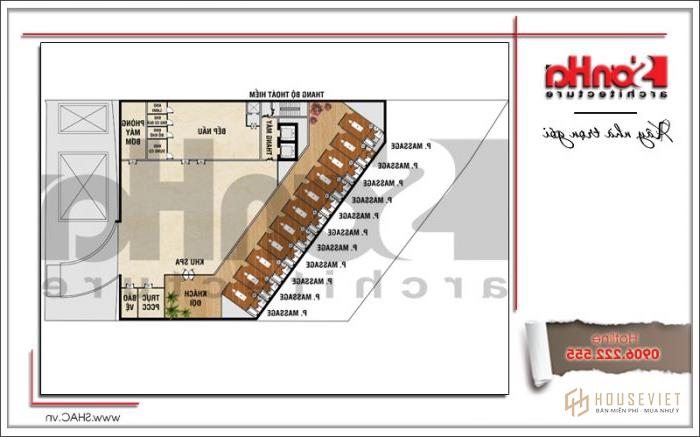 Khách sạn đẹp hiện đại thiết kế tiêu chuẩn 4 sao tại Phú Quốc (Kiên Giang) - SH KS 0043 29 6 tầng hầm khách sạn Phú Quốc sh ks 0043