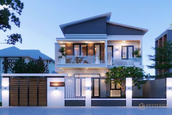 Biệt thự 8x15m |  Ý Tưởng Thiết Kế Mẫu Biệt Thự 120m2 Đẹp