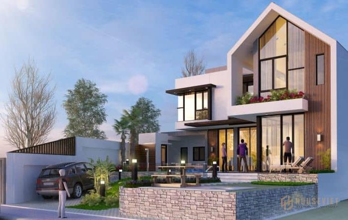 nhà cao cấp 1 trệt 1 lầu