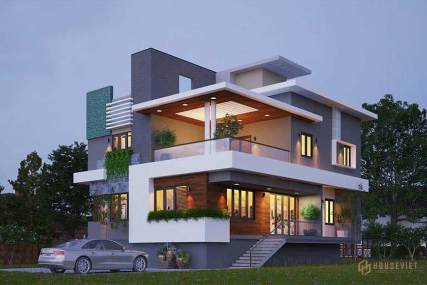 Thiết kế nhà độc đáo với tầm nhìn rộng Thiết kế nhà độc đáo với tầm nhìn rộng