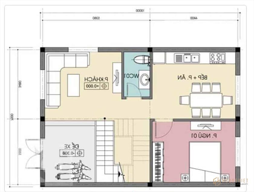 Mặt bằng công năng 1