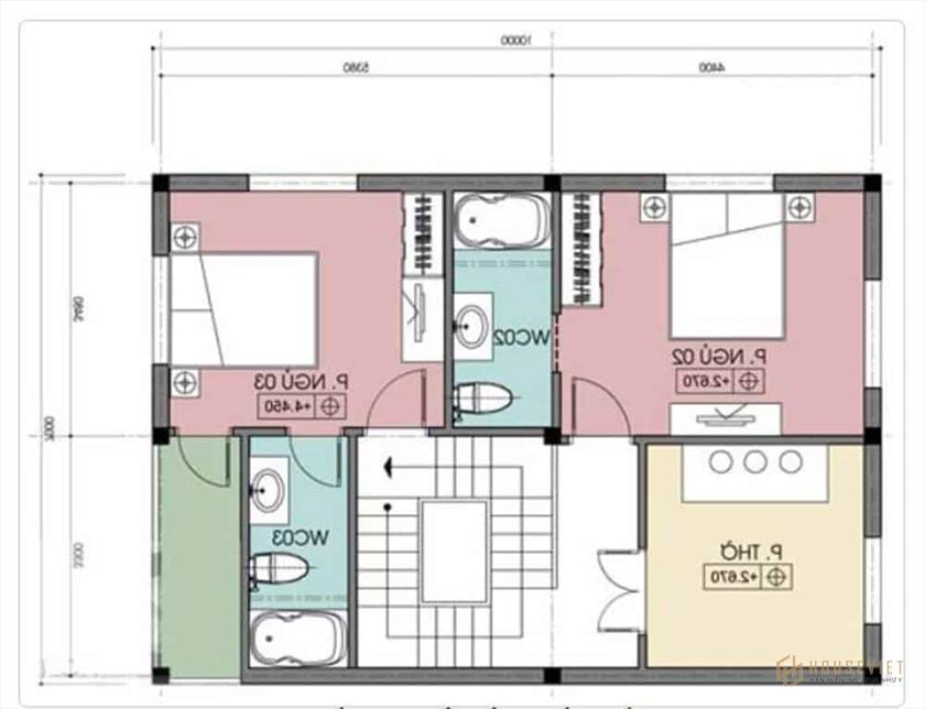 Mặt bằng công năng 2 Mặt bằng công năng 2