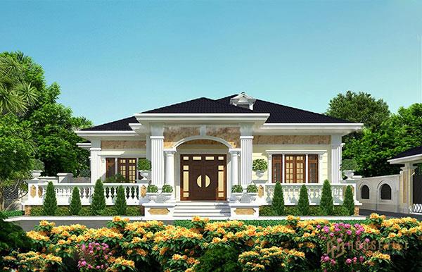 Thiết kế sân vườn biệt thự hợp lý, sáng tạo