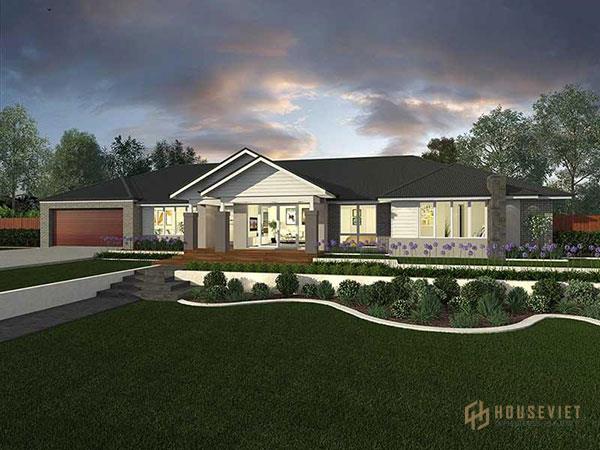 Thiết kế sân vườn biệt thự tạo dấu ấn đậm nét tô điểm sự sang trọng cho môi trường sống