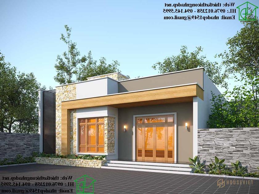 Tư vấn thiết kế mẫu nhà cấp 4 100m2 tại Nam Định NDNC4120