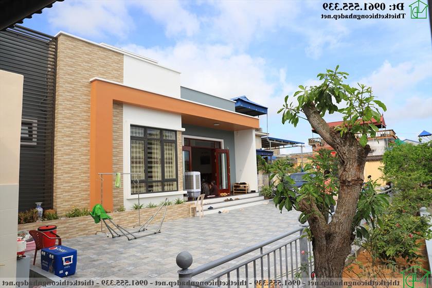 Thiết kế thi công nhà cấp 4 đẹp NDNC4120