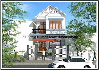 Những mẫu nhà 1 trệt 1 lầu mái thái 6x9m được xây dựng trên mảnh đất ngang 7m