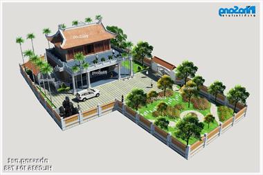 3 Mẫu nhà 3 gian 2 chái truyền thống Bắc Bộ chuẩn phong thủy