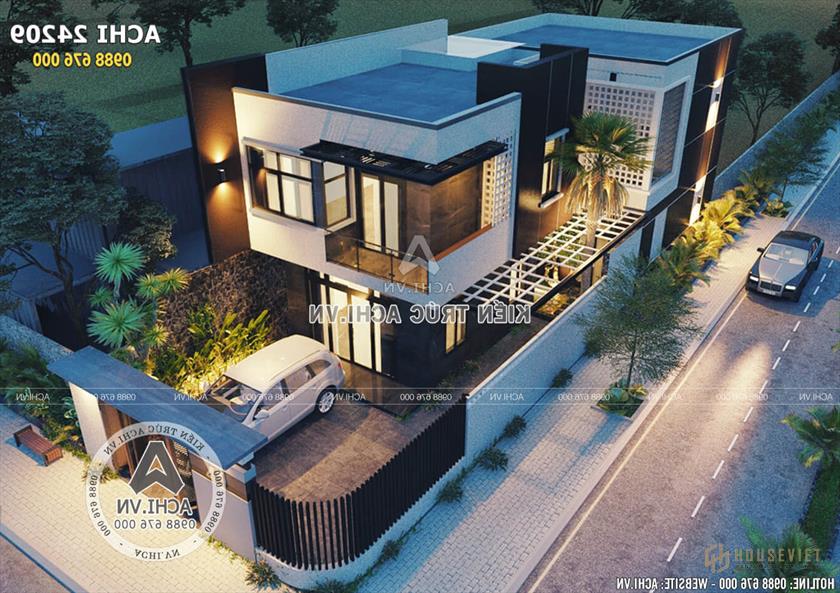 Cuốn hút với thiết kế 2 tầng hiện đại khi nhìn từ trên cao Cuốn hút với thiết kế 2 tầng hiện đại khi nhìn từ trên cao