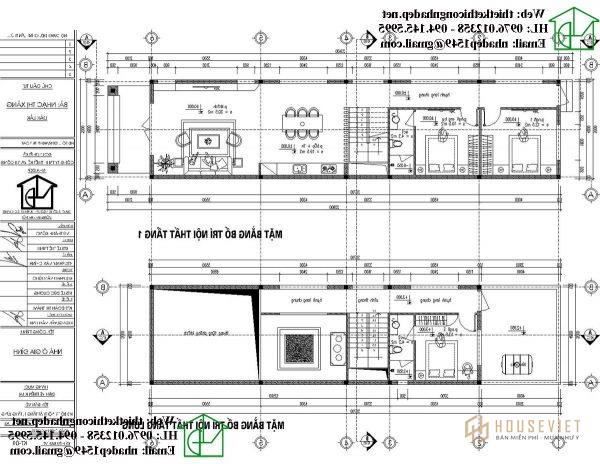 mẫu nhà cấp 4 5x23m