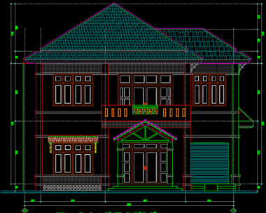 Tải miễn phí 10 bản vẽ autocad nhà 1 trệt 1 lầu 2022
