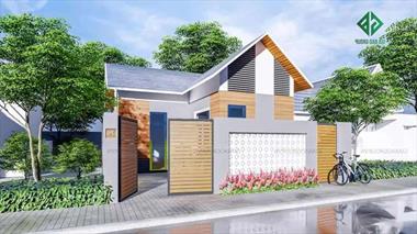 Mẫu thiết kế nhà cấp 4 hiện đại, đơn giản với kinh phí dưới 500 triệu đồng