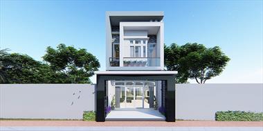 Mẫu nhà phố 2 tầng đẹp năm 2022 đang được quan tâm nhất hiện nay