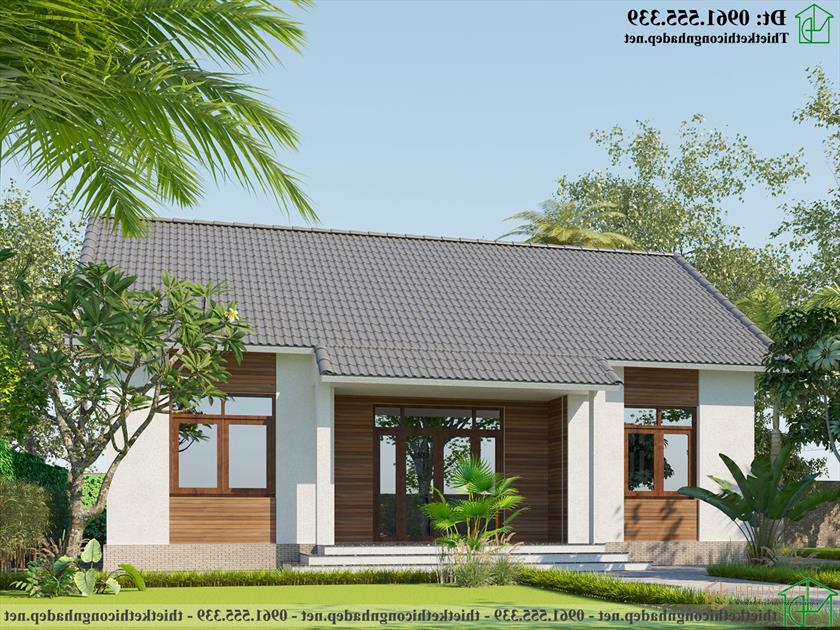 Mẫu nhà cấp 4 đẹp ở Biên Hòa Đồng Nai NDNC4171