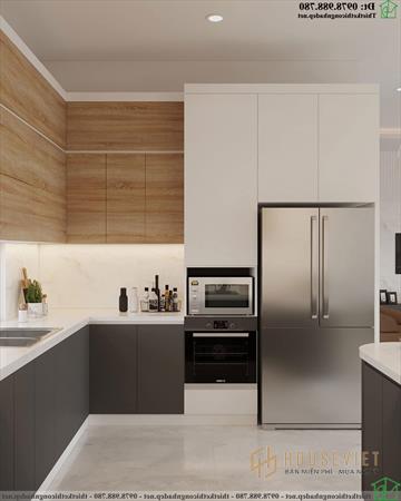 Nội thất phòng bếp đẹp nhà cấp 4 NDNC4171