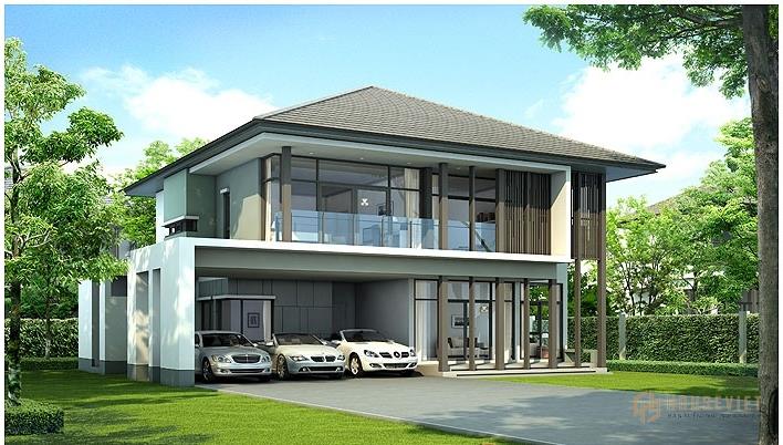 Không gian siêu hiện đại và hài hòa với thiên nhiên, có hầm để xe rộng