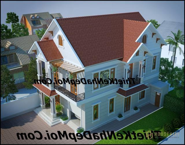Mẫu nhà 2 tầng mái thái