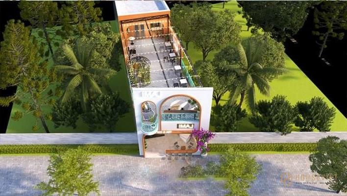 Không gian rất thoáng mát, tràn ngập màu sắc và ánh sáng