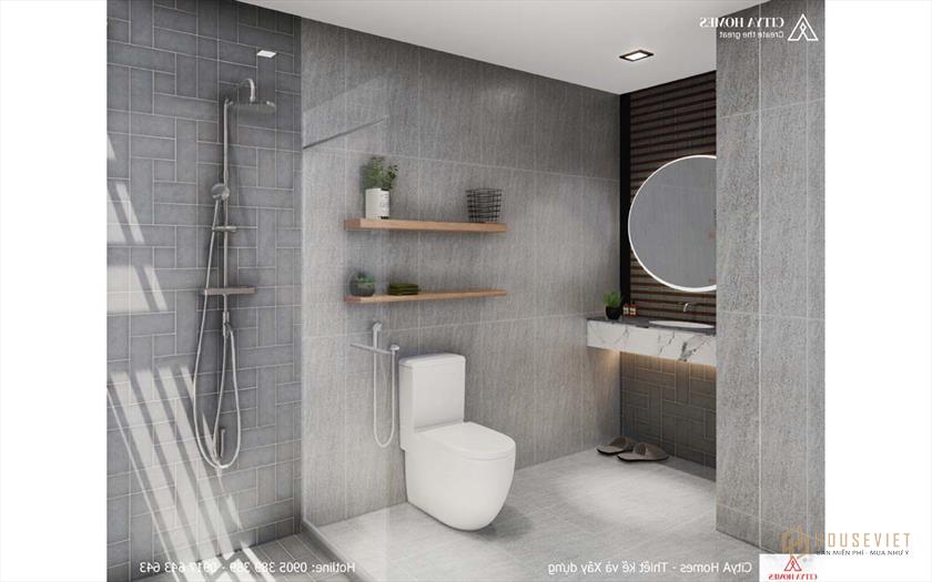 Phòng tắm hiện đại với đầy đủ tiện nghi