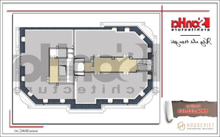 Mẫu thiết kế khách sạn tiêu chuẩn 4 sao đẹp tại Quảng Ninh - SH KS 0042 23 7 sơ đồ mặt bằng chức năng cho khách sạn boutique sang trọng sh ks 0042