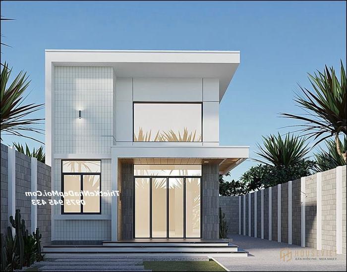 Maison de jardin moderne à un étage