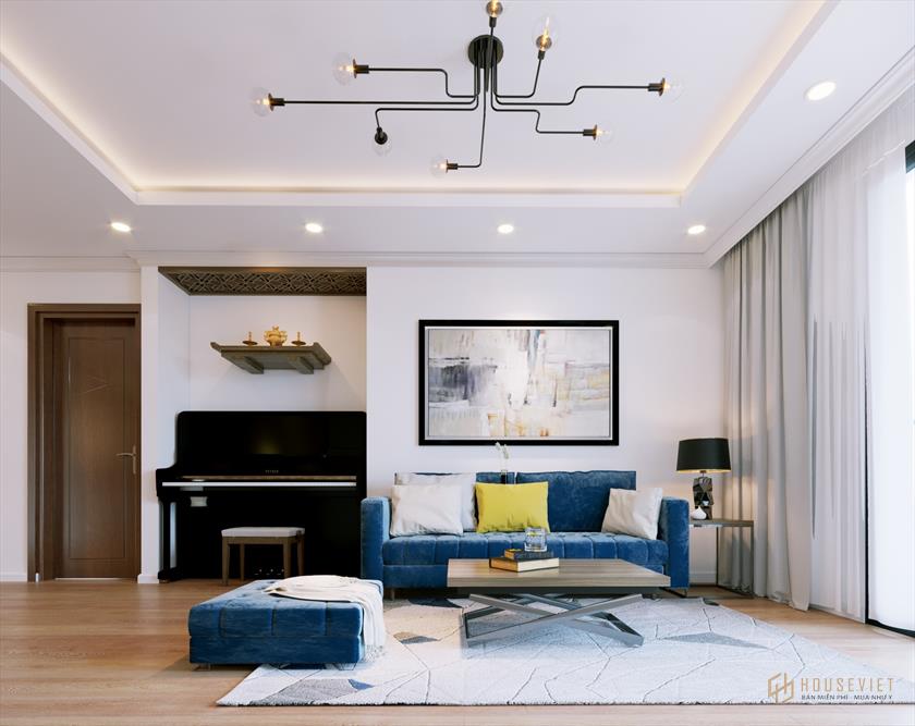 Chiếc ghế sofa khiến cả căn phòng trở nên nổi bật