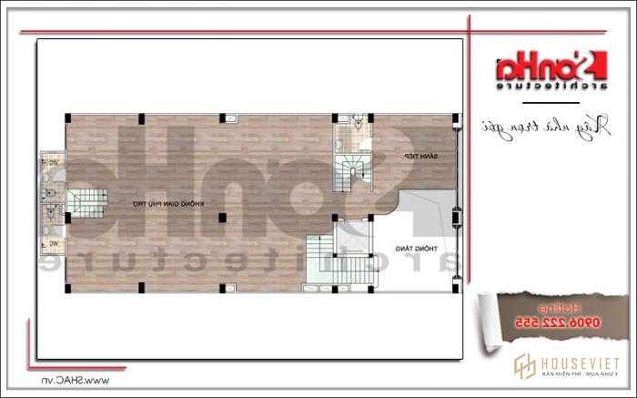 Mẫu khách sạn 3 sao 7 tầng cổ điển tại Hưng Yên - SH KS 0041 18 Công năng mặt bằng tầng 2 khách sạn 7 sao 3 sao cổ điển tại Hưng Yên sh ks 0041