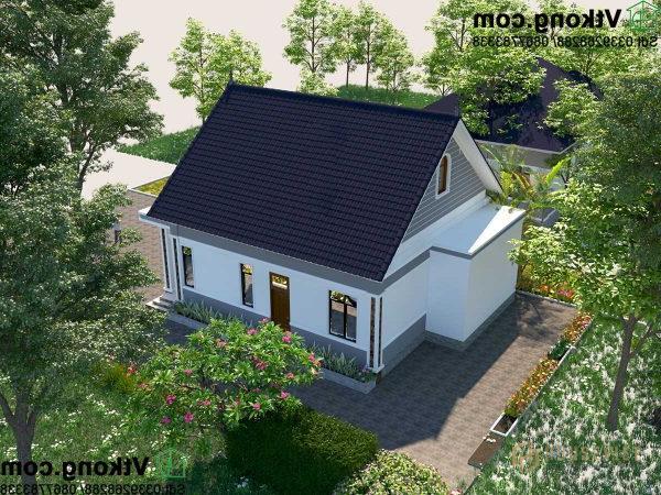 Mẫu nhà cấp 4 9x13m NC456