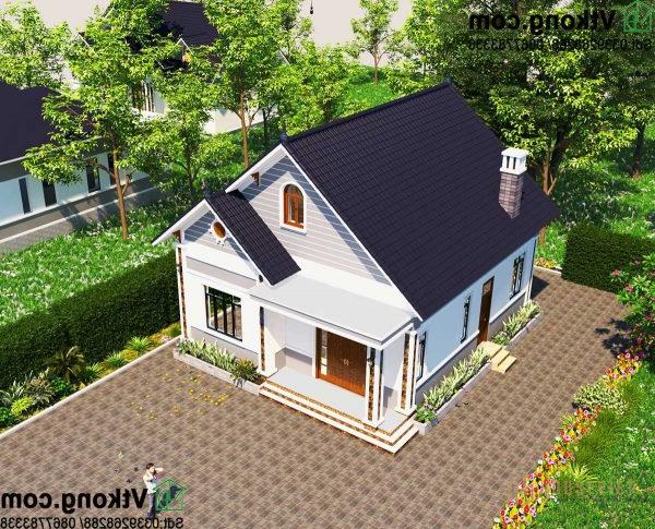 NC456. phối cảnh mô hình cấp 4