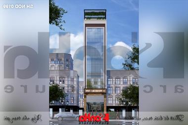 Mẫu nhà ống 5 tầng đẹp 4,5 × 8,65m kết hợp kinh doanh tại Hải Phòng - SH NOD 0199