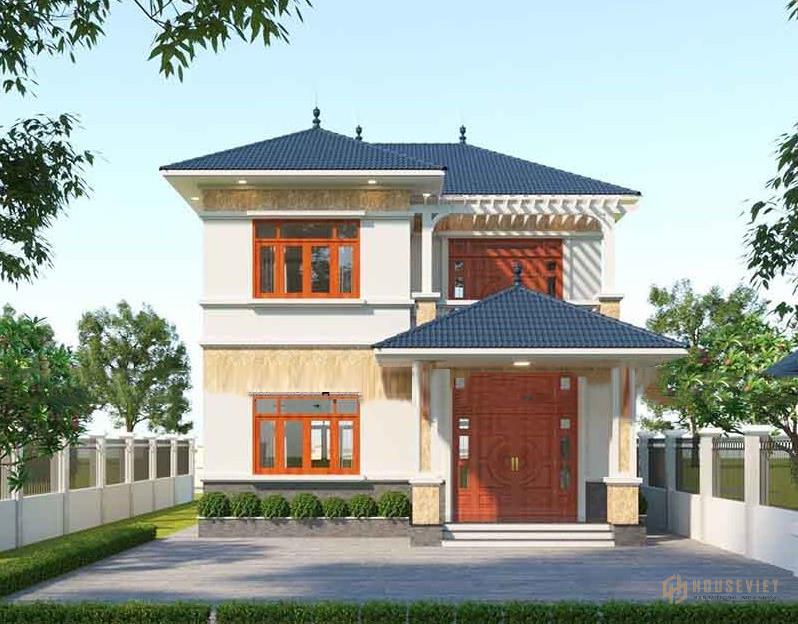 Mẫu nhà 2 tầng 9x15m