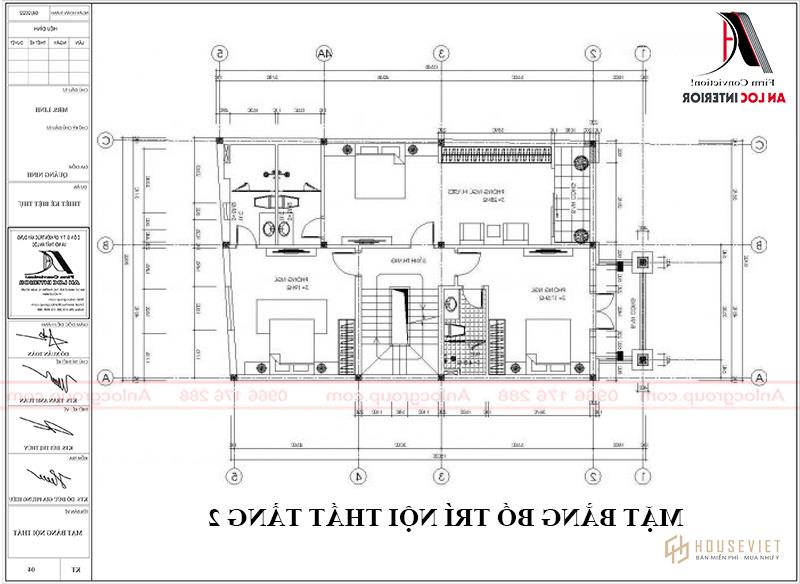 Mẫu thiết kế biệt thự mặt phố 140m2