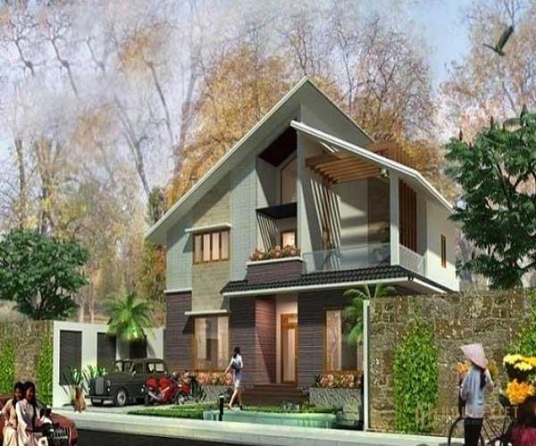 Mẫu nhà 2 tầng 5x20m đẹp lung linh thu hút nhiều chủ đầu tư