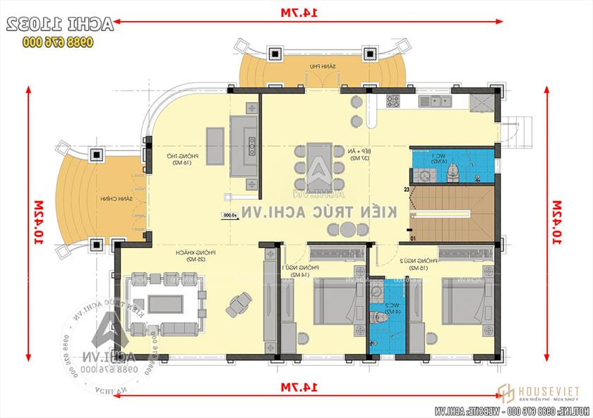 Tầng trệt đầy nắng mẫu biệt thự tầng 1 có gác lửng Tầng trệt đầy nắng mẫu biệt thự tầng 1 có gác lửng