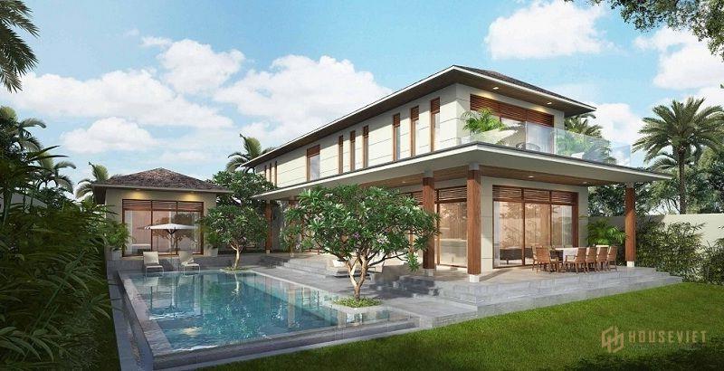 Mẫu biệt thự mini có sân vườn