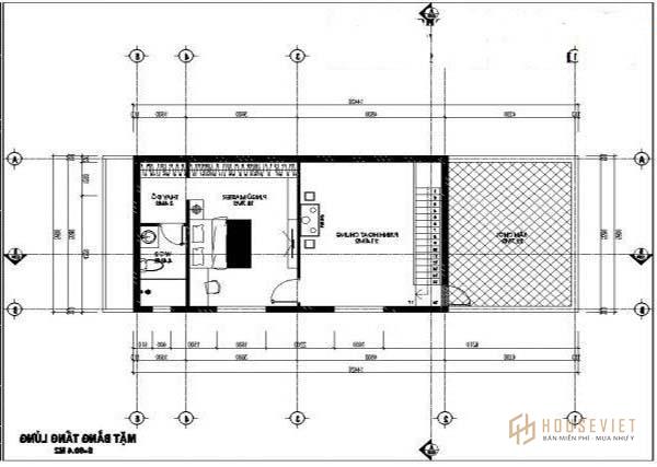 Tầng lửng được bố trí đầy đủ công năng mang đến sự tiện nghi cho gia chủ