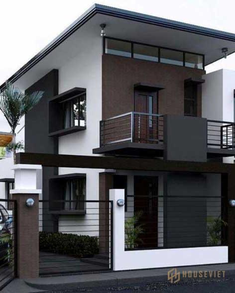 Những mẫu nhà 1 trệt 1 lầu mái bằng đang “làm mưa làm gió”