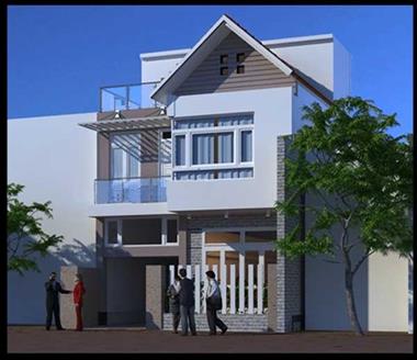 Mách bạn những mẫu nhà phố 2 tầng mái thái đẹp nhất hiện nay