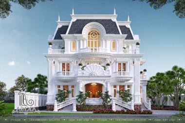 Biệt thự kiểu Pháp 3 tầng có sân vườn đẹp (TGĐ: Anh Lâm - Đà Lạt) BT32508