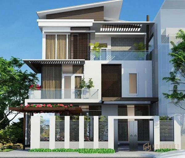 Căn cứ vào diện tích để xác định giá xây nhà ống 3 tầng hiện đại