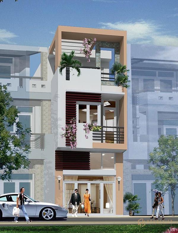 Chọn sơn ngoại thất với gam màu đậm và ấn tượng