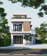 Mẫu thiết kế biệt thự 3 tầng 9x15m mái bằng hiện đại NDBT3T29